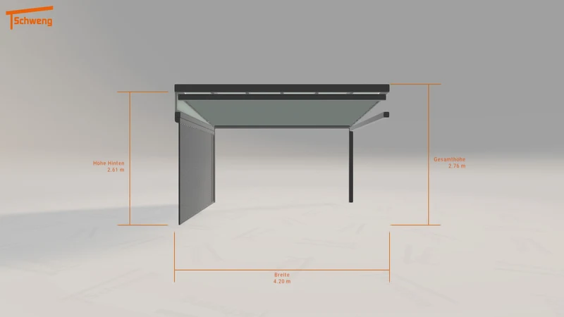 #DE Schweng Terrassenüberdachung S350 (ID 33kyvq)