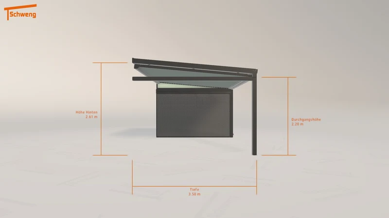#DE Schweng Terrassenüberdachung S350 (ID 33kyvq)