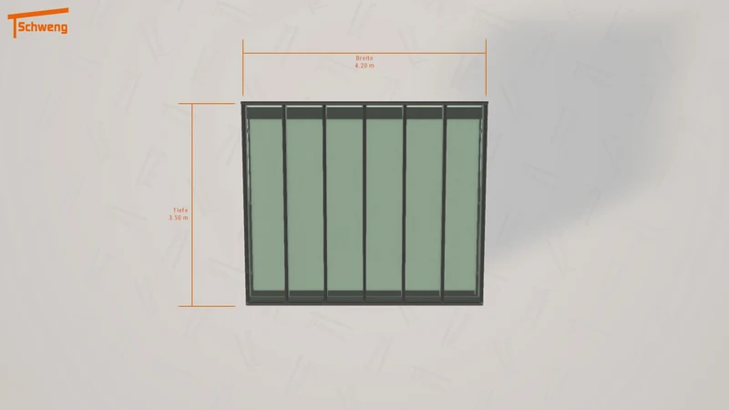 #DE Schweng Terrassenüberdachung S350 (ID 33kyvq)