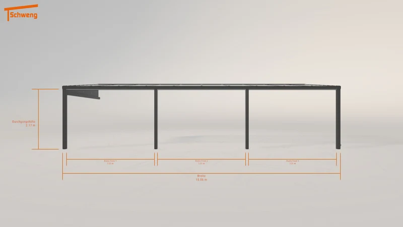 #DE Schweng Pultdachcarport S350 (ID qdn9kk)