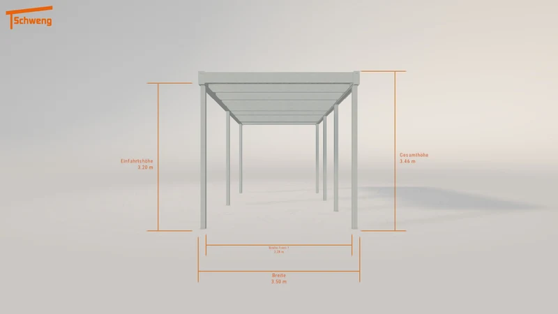 #DE Schweng Flachdachcarport C600 (ID jjngwp) #MTG