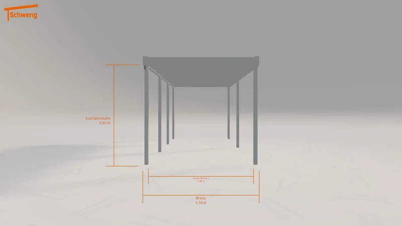 #DE Schweng Flachdachcarport C600 (ID jjngwp) #MTG