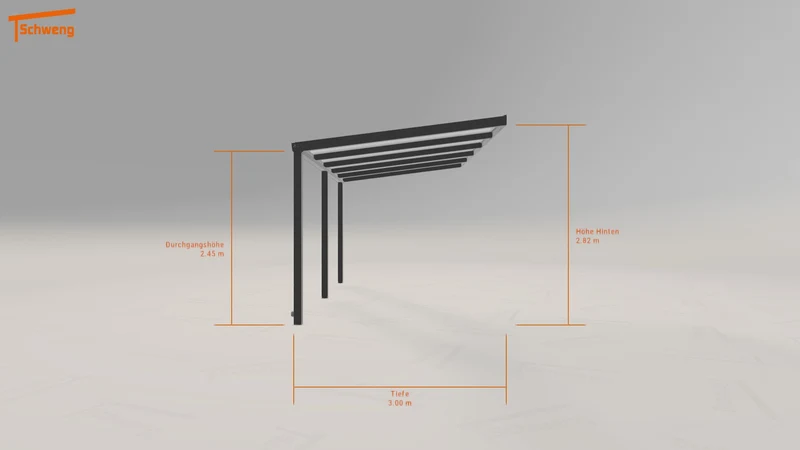 #DE Schweng Terrassenüberdachung S350 (ID 9w5xkq)