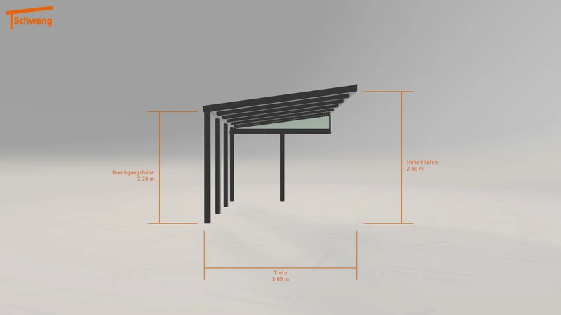 #DE Schweng Terrassenüberdachung S350 (ID 42kvp9)