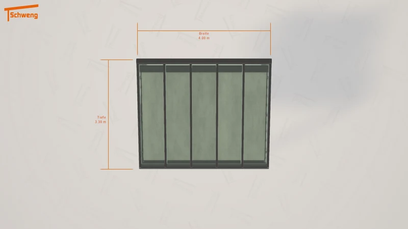 #DE Schweng Terrassenüberdachung S350 (ID n5ndxv)