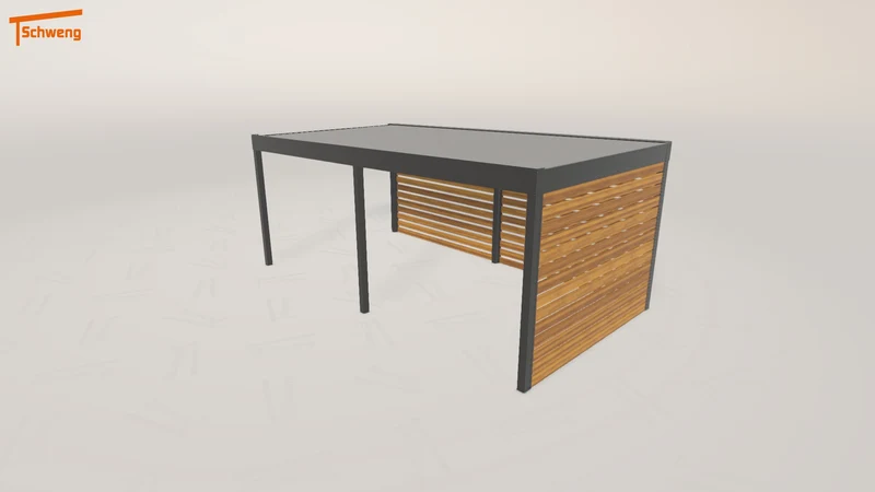 #DE Schweng Flachdachcarport C600 (ID 2qkybv) #MTG