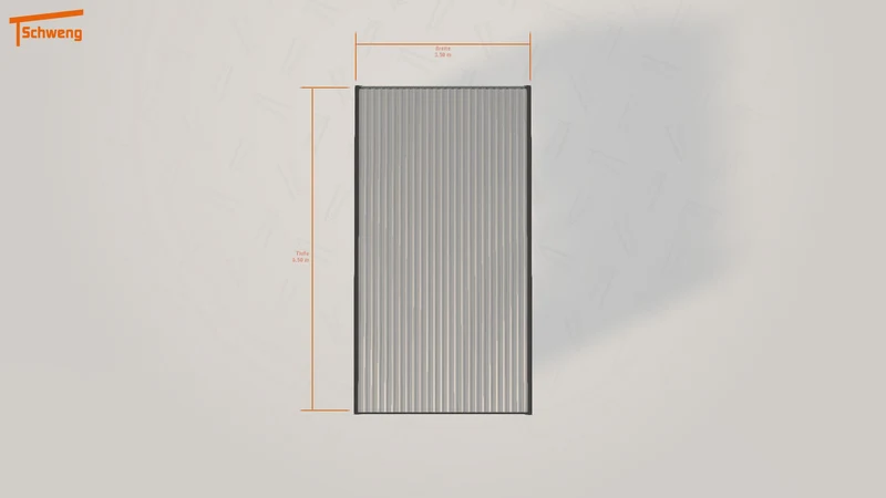 #DE Schweng Flachdachcarport C600 (ID 42k7v2) #MTG