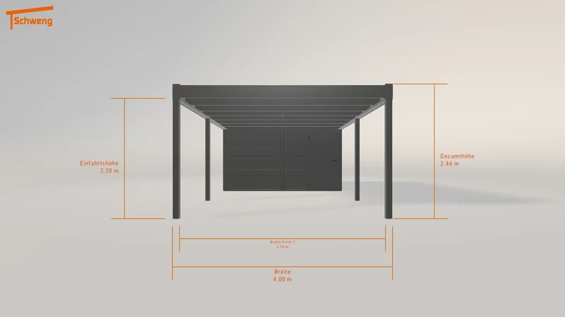 #DE Schweng Flachdachcarport C600 (ID bk7bn3) #MTG