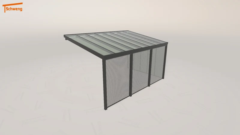 #DE Schweng Terrassenüberdachung S400 (ID mjq3vg)