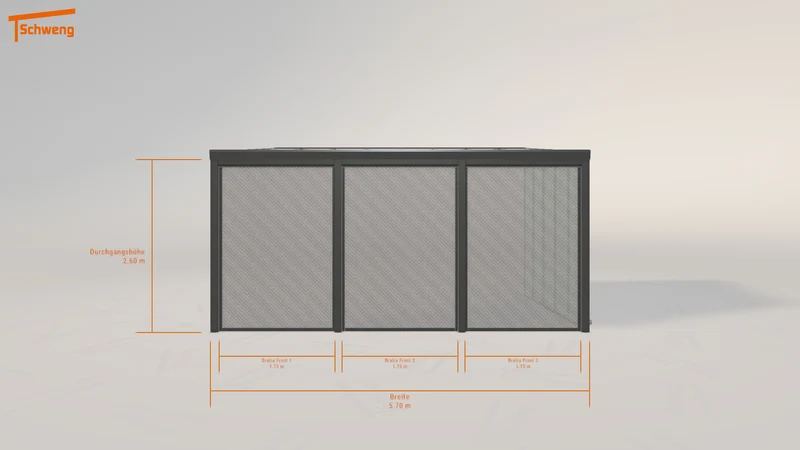 #DE Schweng Terrassenüberdachung S400 (ID mjq3vg)