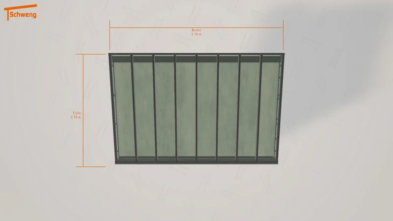 #DE Schweng Terrassenüberdachung S400 (ID mjq3vg)