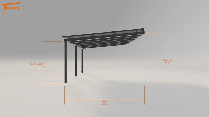 #DE Schweng Terrassenüberdachung S400 (ID 2qkxwd)