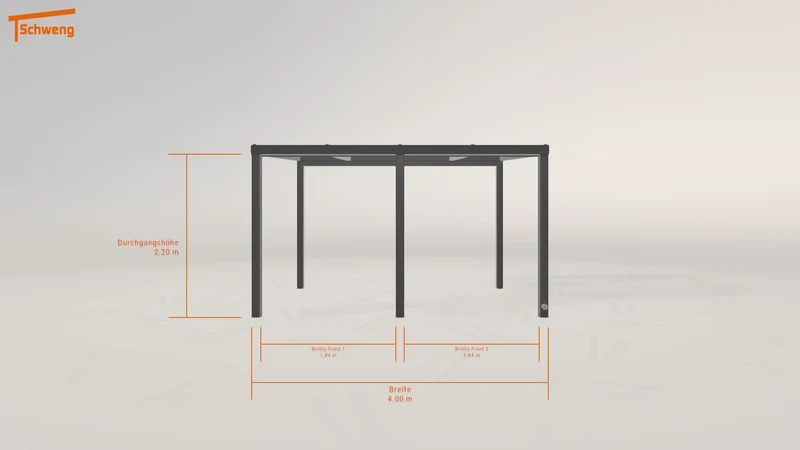 #DE Schweng Terrassenüberdachung S350 (ID qdnw5g)