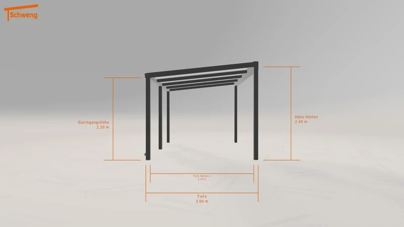 #DE Schweng Terrassenüberdachung S350 (ID qdnw5g)