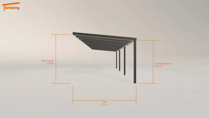 #DE Schweng Terrassenüberdachung S350 (ID w3pnbw)