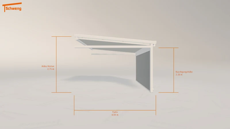 #DE Schweng Terrassenüberdachung S400 (ID 42kj7z)
