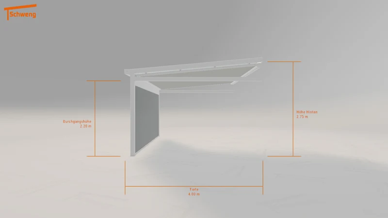 #DE Schweng Terrassenüberdachung S400 (ID 42kj7z)
