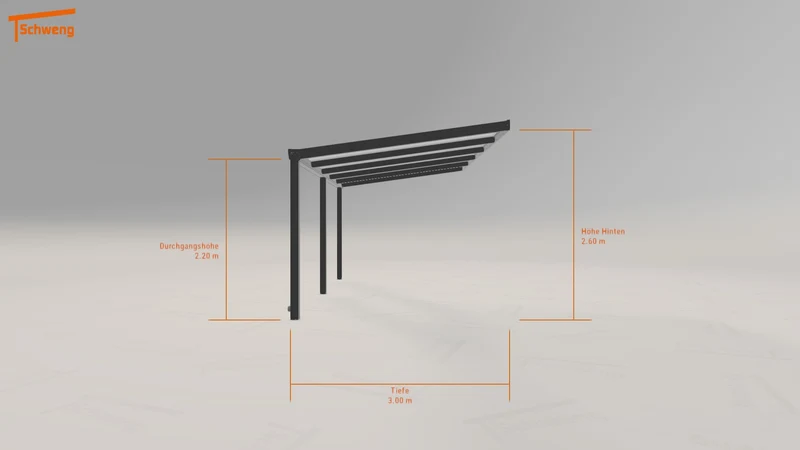 #DE Schweng Terrassenüberdachung S400 (ID 5md45k)