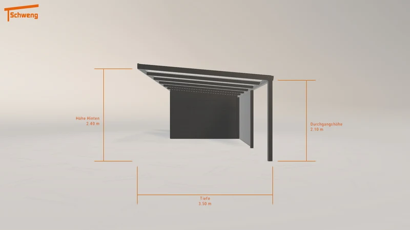 #DE Schweng Pultdachcarport S350 (ID mjqmw9) #MTG