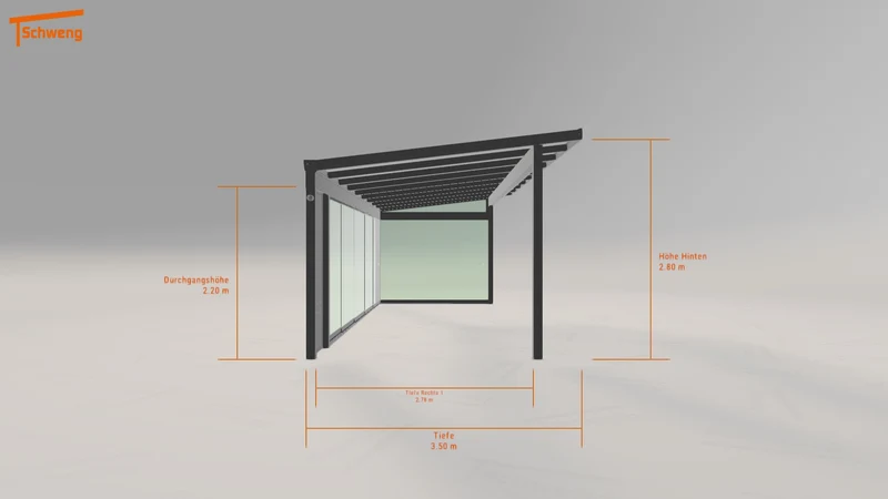 #DE Schweng Terrassenüberdachung S400 (ID 42kkkd)