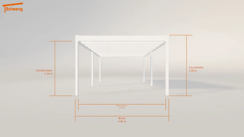 #DE Schweng Flachdachcarport C600 (ID 42kxnv) #MTG