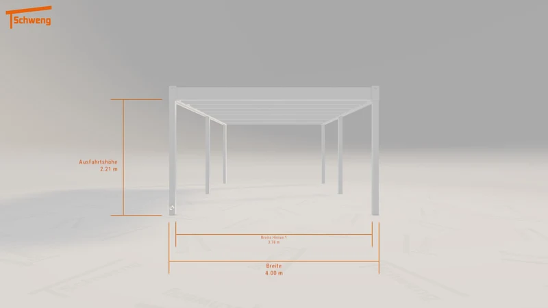 #DE Schweng Flachdachcarport C600 (ID 42kxnv) #MTG