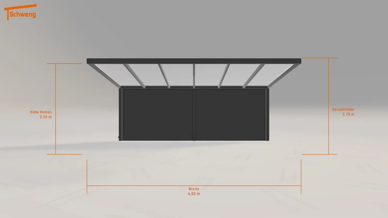 #DE Schweng Pultdachcarport S400 (ID 7792d5)