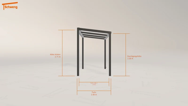 #DE Schweng Terrassenüberdachung S350 (ID 2qk93j)