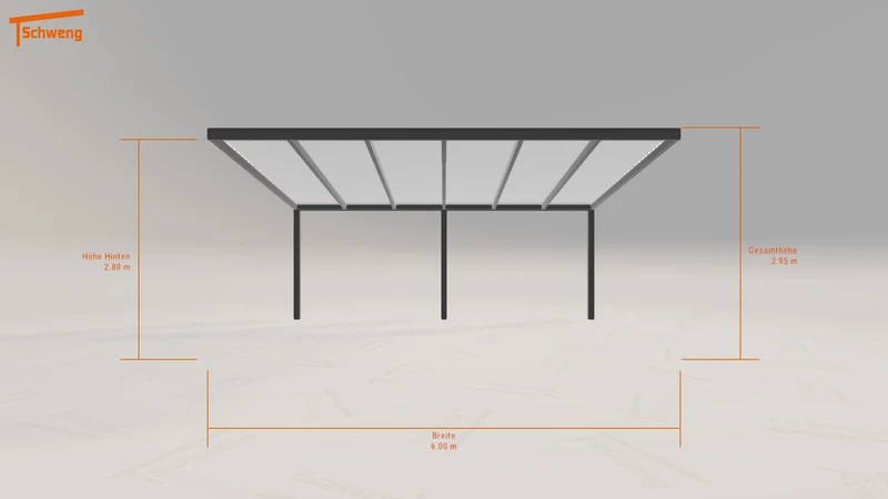 #AT Schweng Pultdachcarport S400 (ID n5nvq5)