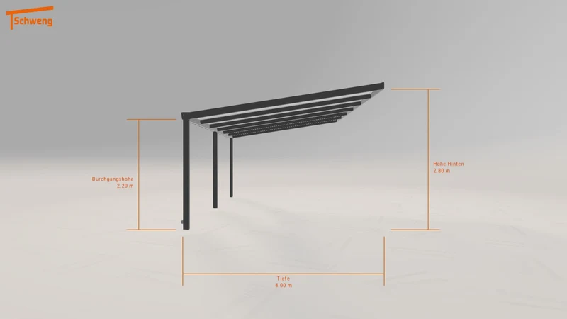 #AT Schweng Pultdachcarport S400 (ID n5nvq5)