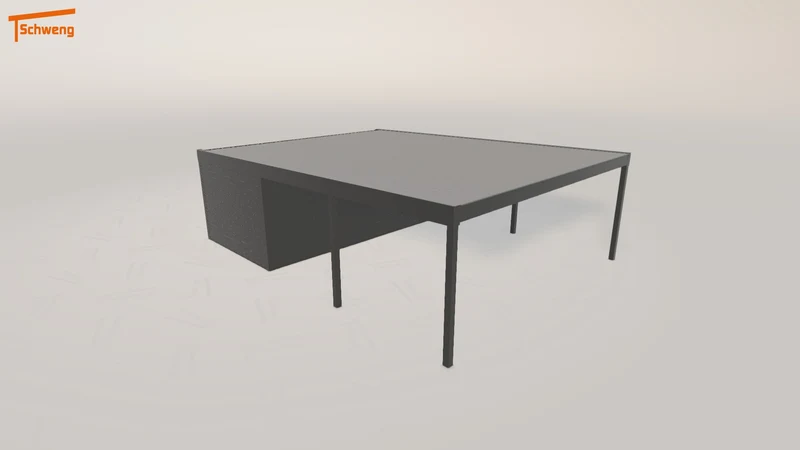 #DE Schweng Flachdachcarport C600 (ID g7zvd4) #MTG