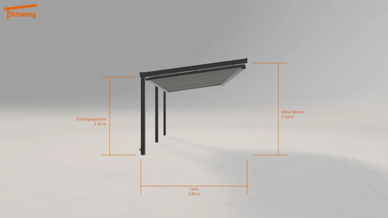 #AT Schweng Terrassenüberdachung S400 (ID 5mdr78)