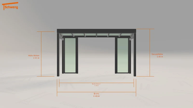#DE Schweng Terrassenüberdachung S350 (ID mjq7d5)