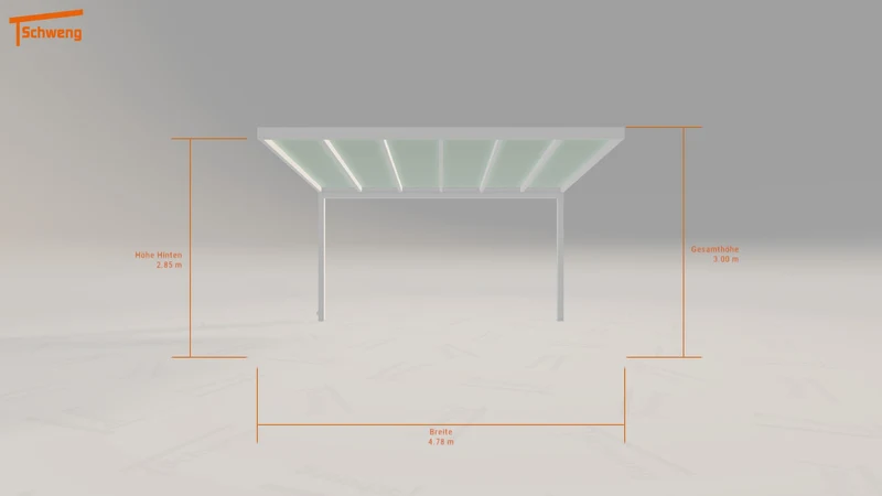 #AT Schweng Pultdachcarport S350 (ID 85ypjq)