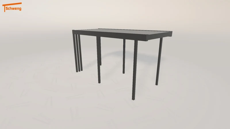 #CH Schweng Flachdachcarport C600 (ID 2qk84r)