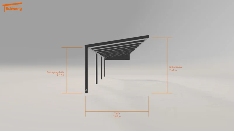 #DE Schweng Terrassenüberdachung S350 (ID 85yjmj)