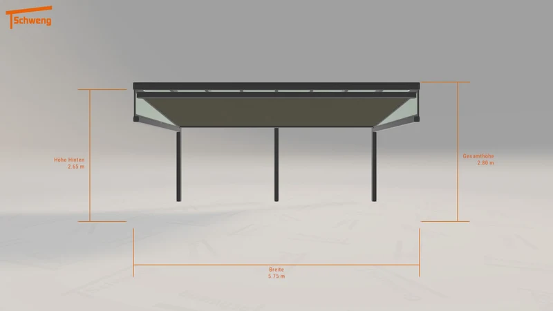 #DE Schweng Terrassenüberdachung S350 (ID v4p2x7)