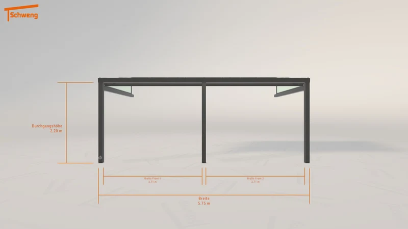 #DE Schweng Terrassenüberdachung S350 (ID pbdvrq)