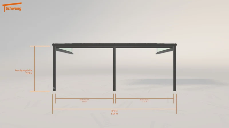 #DE Schweng Terrassenüberdachung S350 (ID mjqvn3)