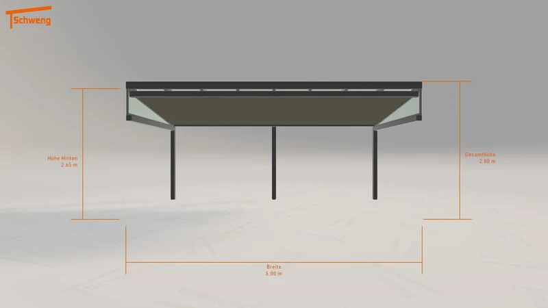 #DE Schweng Terrassenüberdachung S350 (ID mjqvn3)