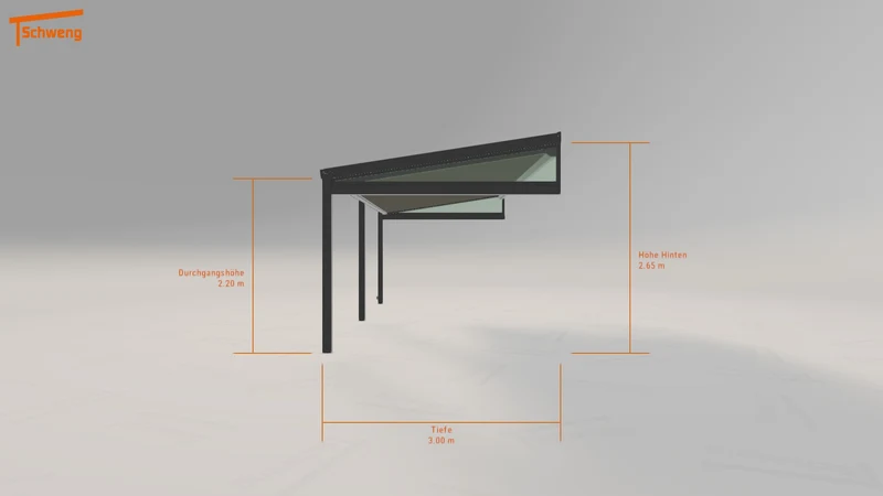 #DE Schweng Terrassenüberdachung S350 (ID mjqvn3)