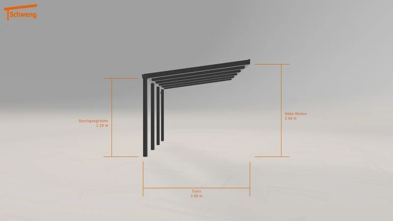 #DE Schweng Terrassenüberdachung S350 (ID rjkrm2)