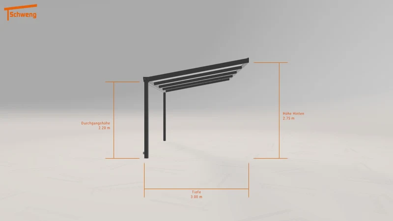 #DE Schweng Pultdachcarport S400 (ID k2gr5b)