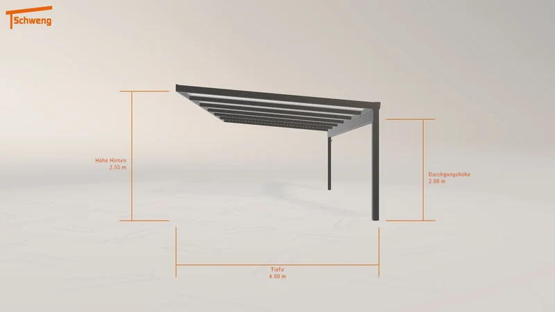 #DE Schweng Pultdachcarport S400 (ID v4p9m3)