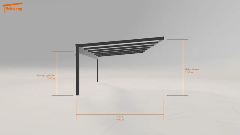 #DE Schweng Pultdachcarport S400 (ID v4p9m3)