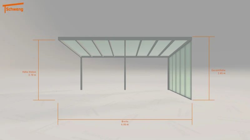 #DE Schweng Terrassenüberdachung S400 (ID jjnr48)