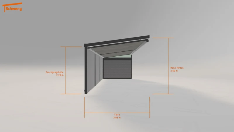 #DE Schweng Terrassenüberdachung S400 (ID mjqrrg)
