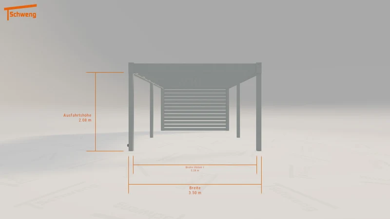 #DE Schweng Flachdachcarport C600 (ID dv8k4b) #MTG