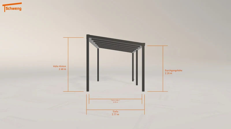 #DE Schweng Terrassenüberdachung S400 (ID pbd984)