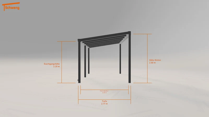 #DE Schweng Terrassenüberdachung S400 (ID pbd984)